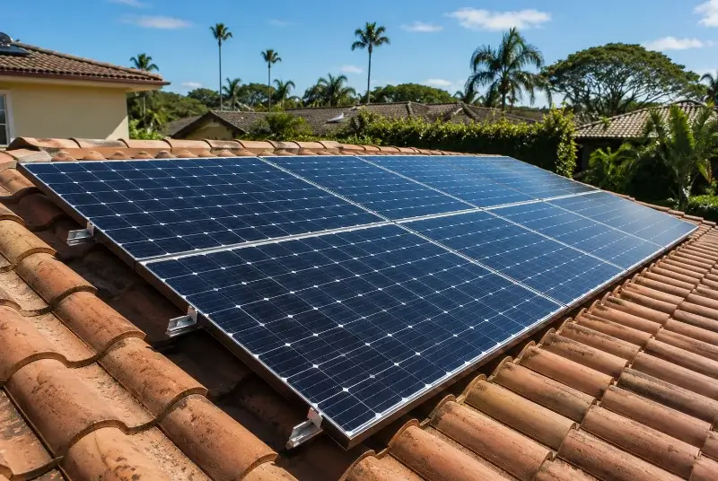Installation de panneaux solaires à la Bâtie-Montgascon